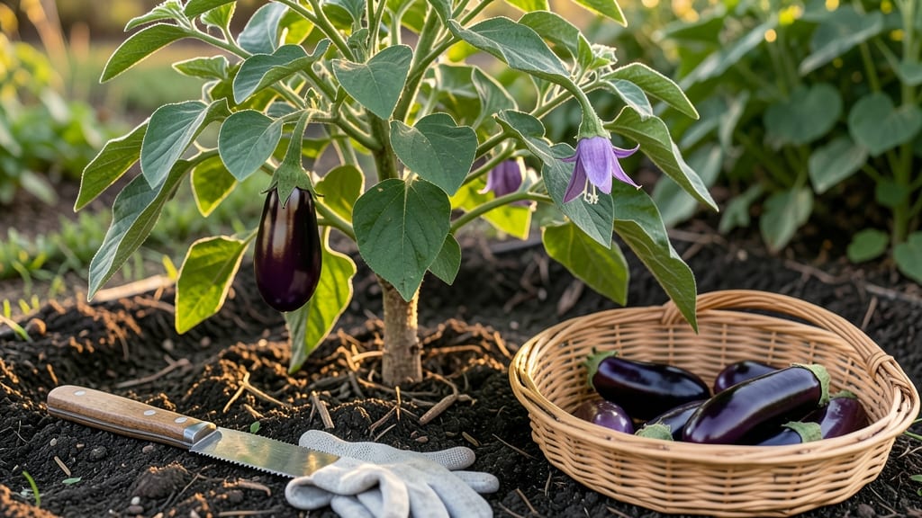 When to Pick Eggplant in Garden: Color Shift from Purple to Creamy White