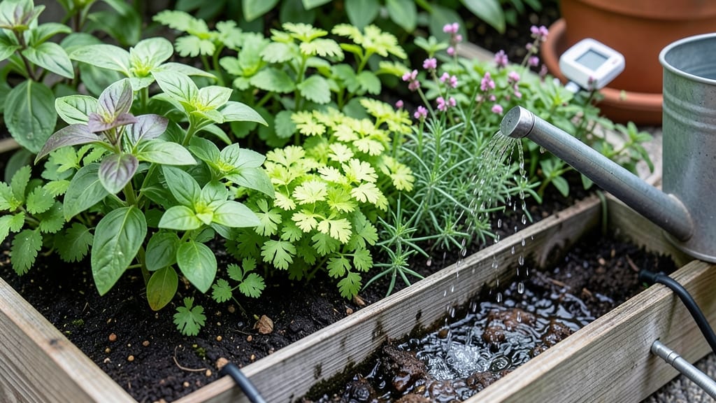 How Often to Water Herb Garden: Soil-Moisture Test That Saves Plants