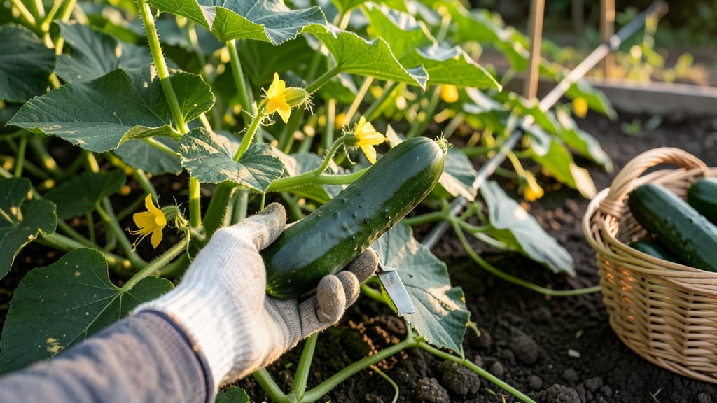 When to Pick Cucumbers From Garden: Knuckle Test & 3 Ripeness Stages