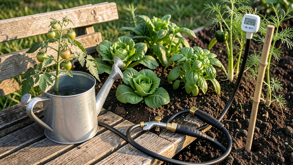 Best Time of Day to Water Vegetable Garden: Morning Mist vs. Evening Drip—What Your Plants Really Need