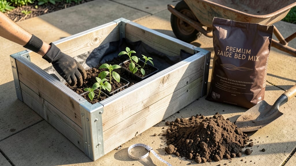 4 X 8 Raised Garden Bed: Exact Soil Cubic Feet Needed for Full Depth