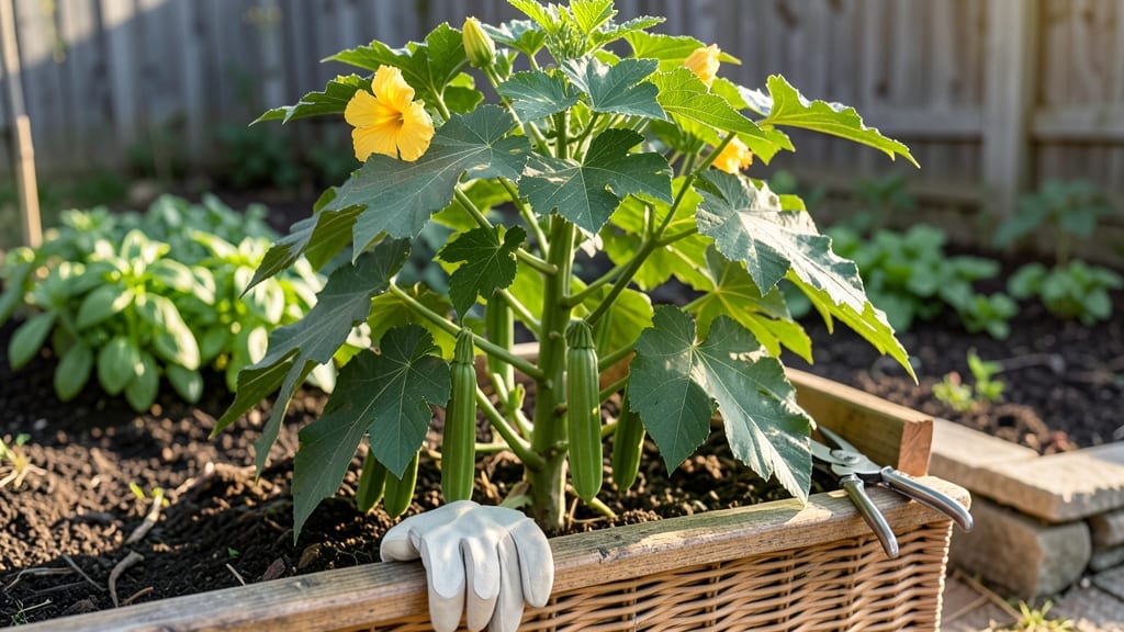When to Pick Okra from the Garden: 3 Finger-Width Tests for Peak Texture