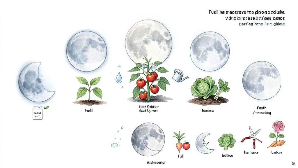 Lunar Calendar for Gardening: Moon Phase Timing for Planting and Harvesting Success