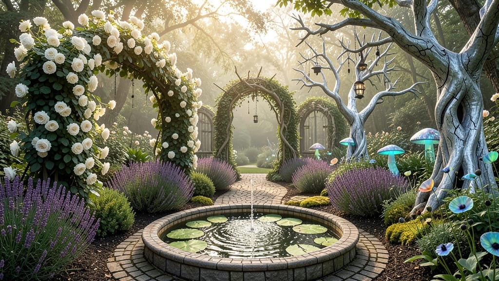 Alice in Wonderland Botanical Gardens: Hidden Themed Plant Pairings and Their Meanings