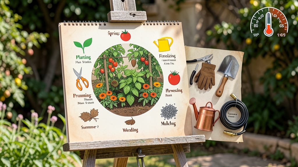 Garden Calendar Zone 9: Planting Dates and Microclimate Adjustments