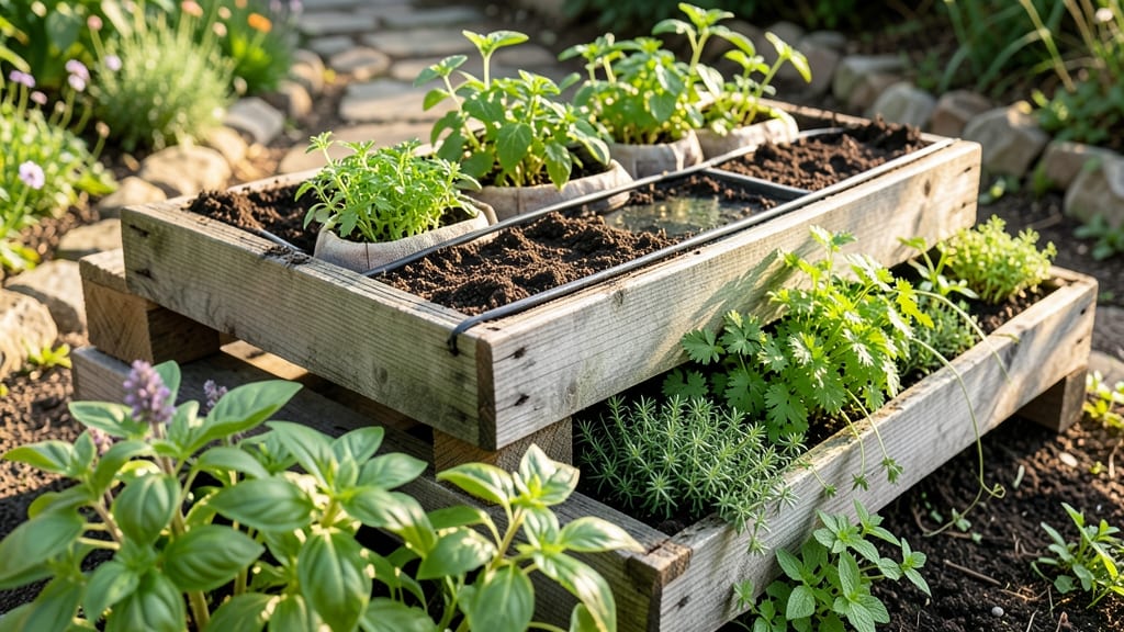 Pallet Gardening Table: Space-Saving Designs for Urban Containers