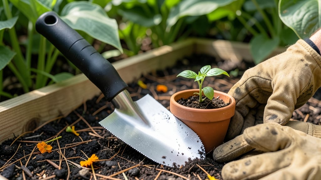 Small Shovel for Gardening Name: Trowel vs Dibber vs Hand Fork Differences