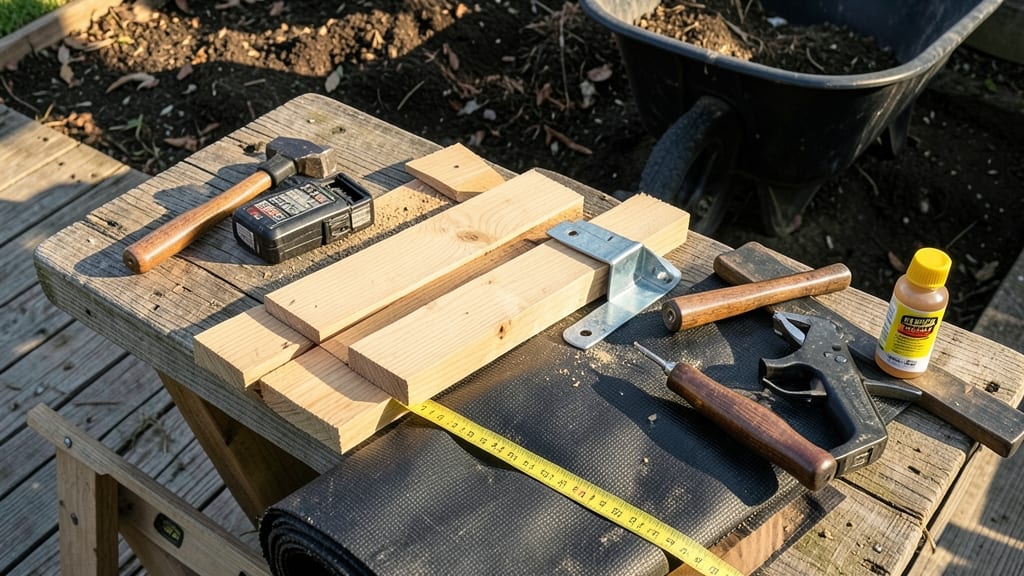 2x4 Raised Garden Bed Plans: Free Cut List & Assembly Guide for 4x8 Feet