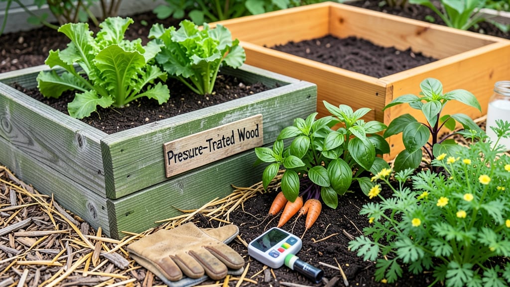 Is Treated Wood Safe for Gardens: Chemical Risks and Low-Toxicity Alternatives