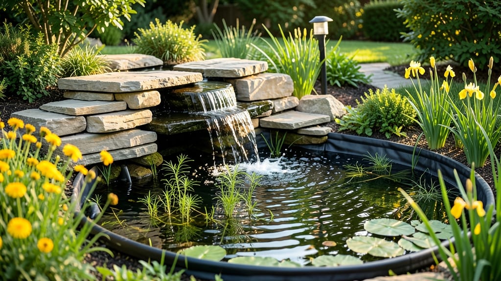 Garden Pond Waterfall: Step-by-Step Design Tips for Natural Flow and Balance