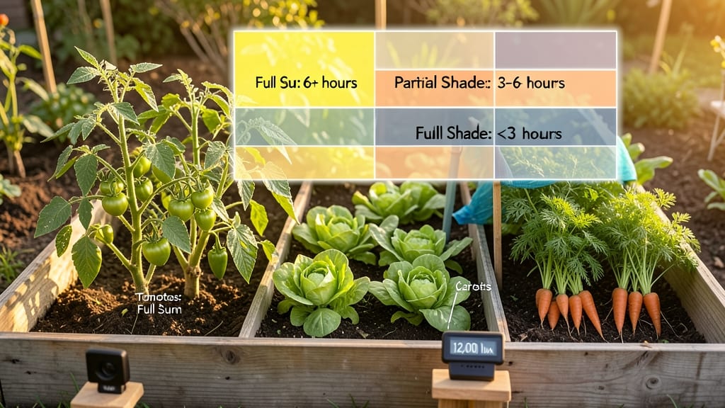 How Much Sunlight Does a Vegetable Garden Need: Crop-Specific Hours for Peak Yields