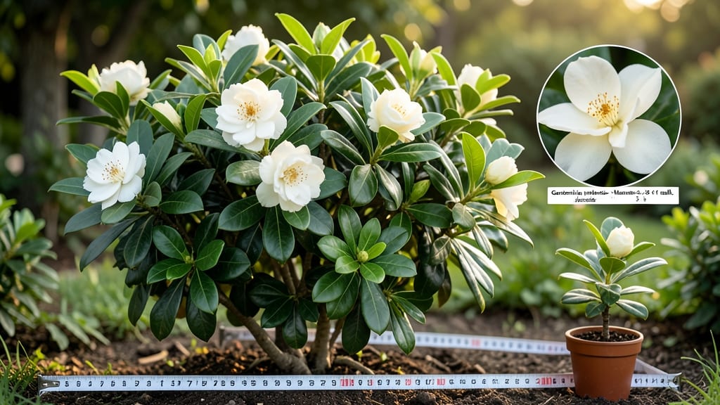 How Big Do Gardenias Get: Mature Size Guide by Variety