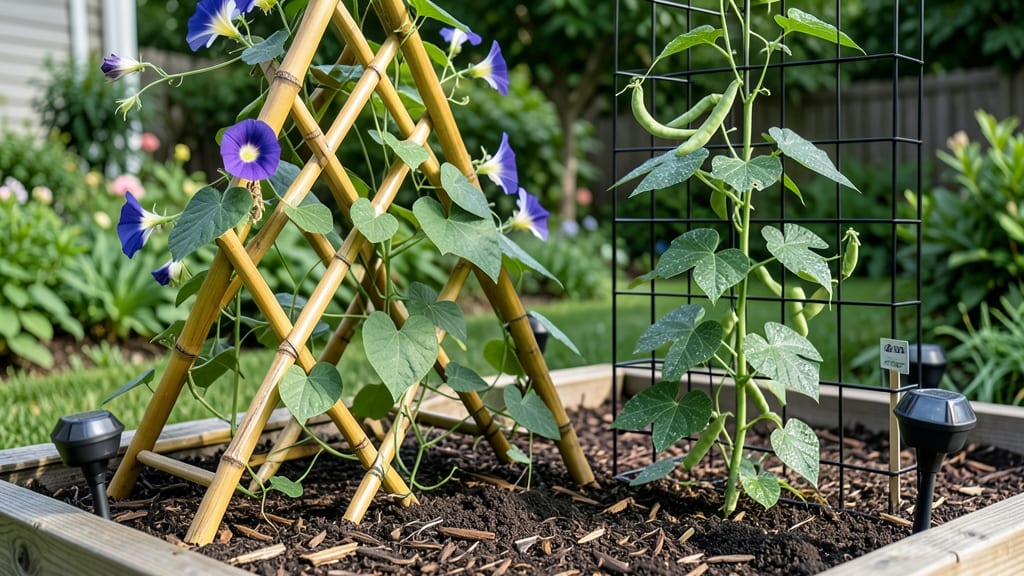 Garden Bed Trellis Ideas: Space-Saving Structures for Vertical Growth