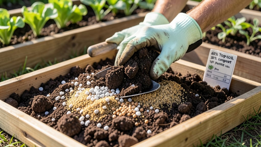 Soil Mixture for Vegetable Garden: 3-Layer Blend for Root Depth and Drainage