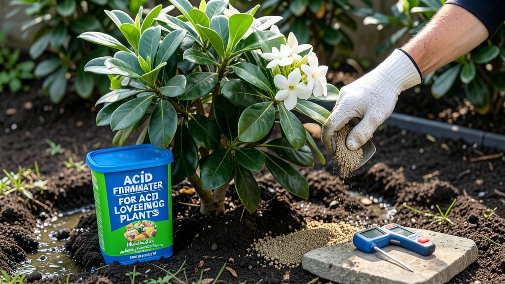 Acid Fertilizer for Gardenias: Soil pH Secrets for Vibrant Blooms