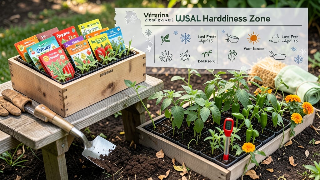 When to Plant a Vegetable Garden in Virginia: Zone 7a/7b Frost Dates & Best Planting Windows