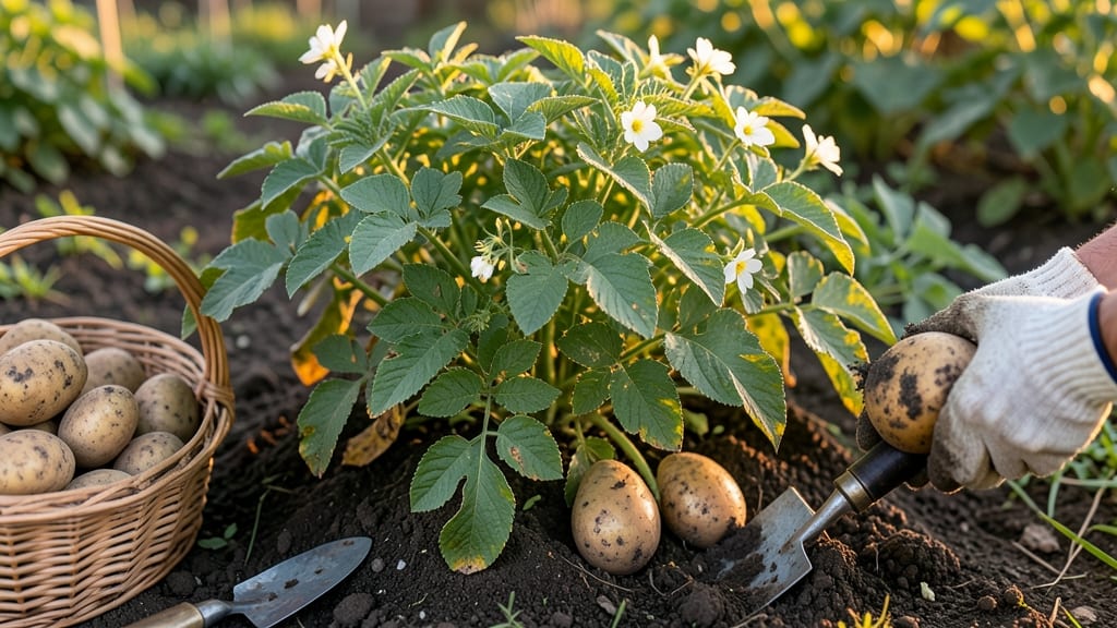 When to Pick Potatoes From Garden: Finger-Press Test & Soil Check Guide
