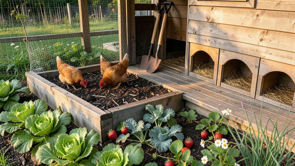 How to Combine a Chicken Coop and Garden: Space-Saving Layouts and Dual-Purpose Designs