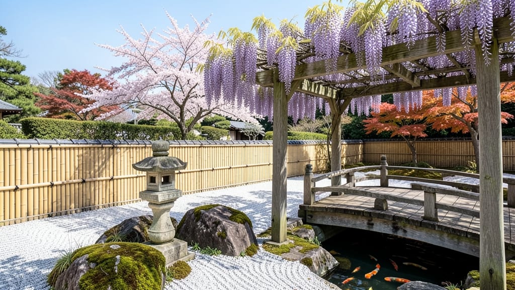Wisteria in Japanese Garden: Cultivation Secrets From Kyoto Masters