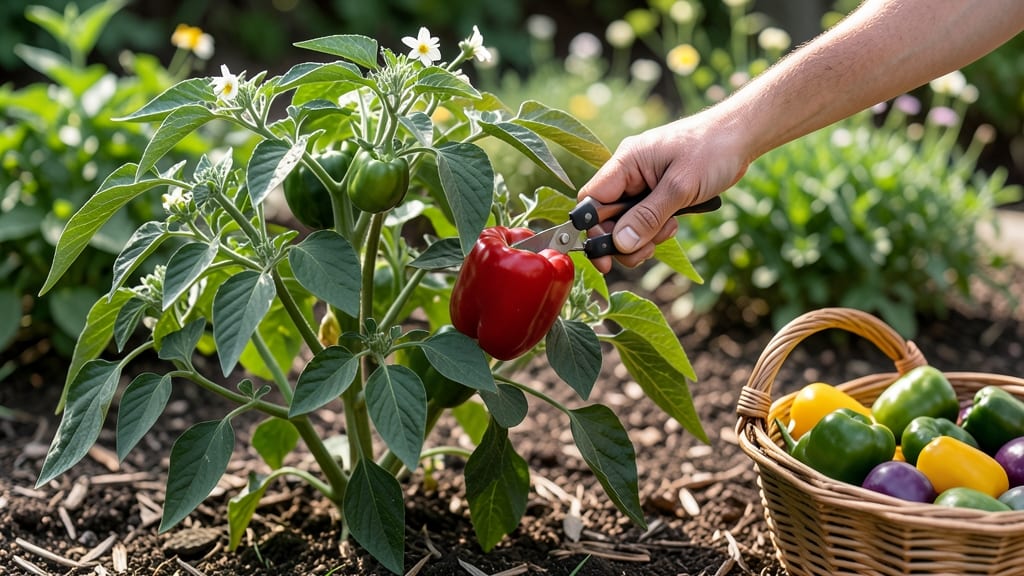 When to Pick Bell Peppers From Garden: Color-Coded Ripeness Guide for Peak Flavor